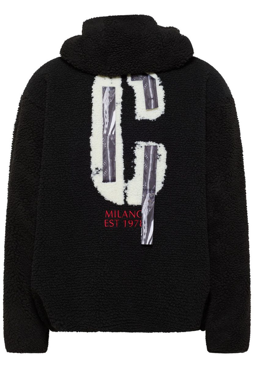 Carlo Colucci Teddy Jacke schwarz groß C XL