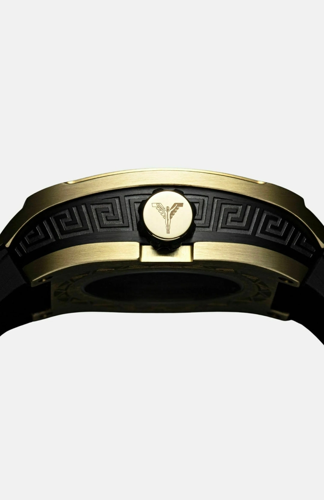 Nr20 Carlo Colucci Armbanduhr schwarz gold + Hersteller Garantie 2 Jahre
