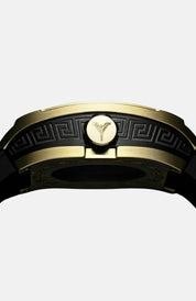 Nr20 Carlo Colucci Armbanduhr schwarz gold + Hersteller Garantie 2 Jahre