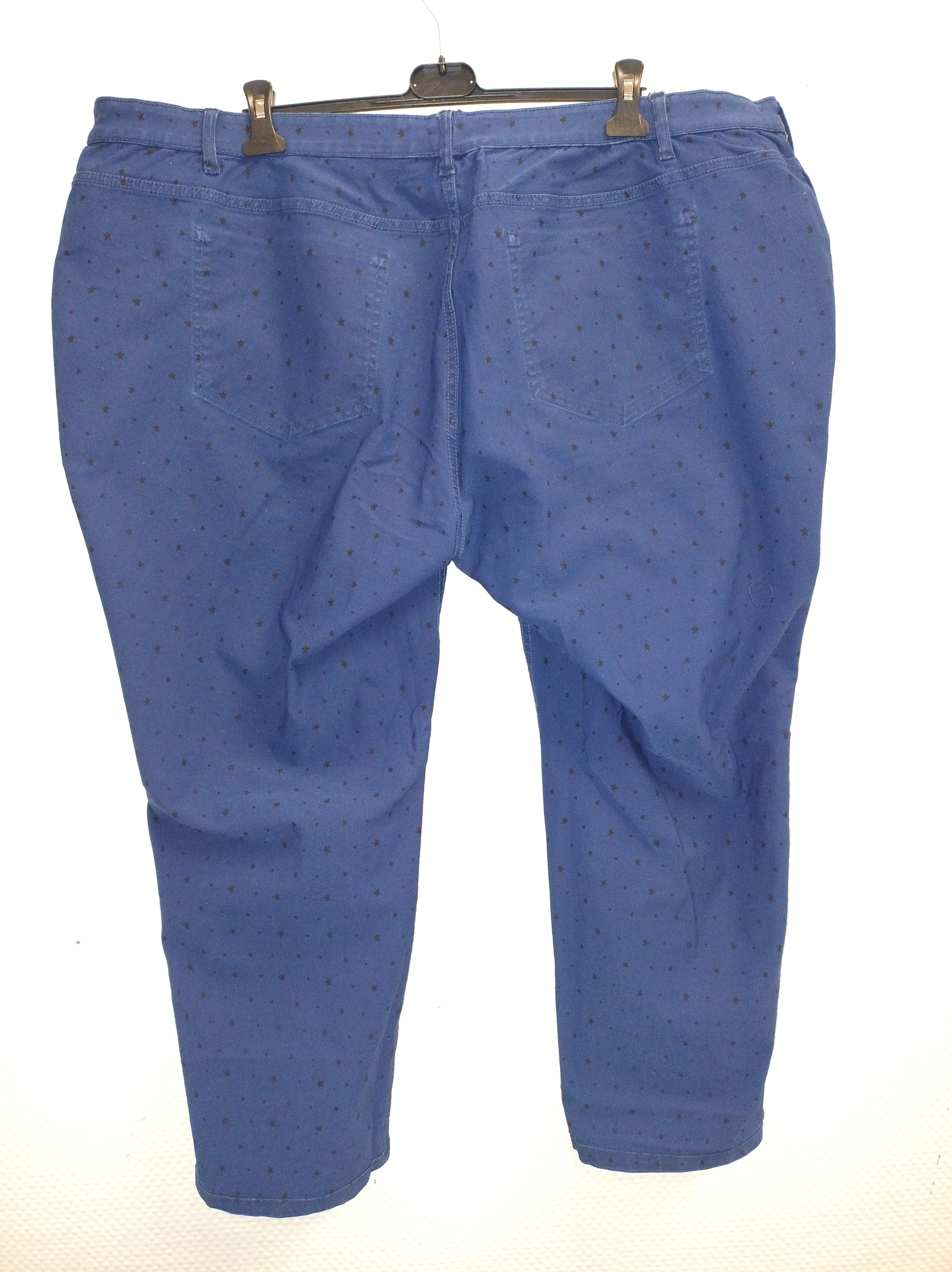 (U17) Ulla Popken DOPPELSEITIGE Jeanshose 801670 902