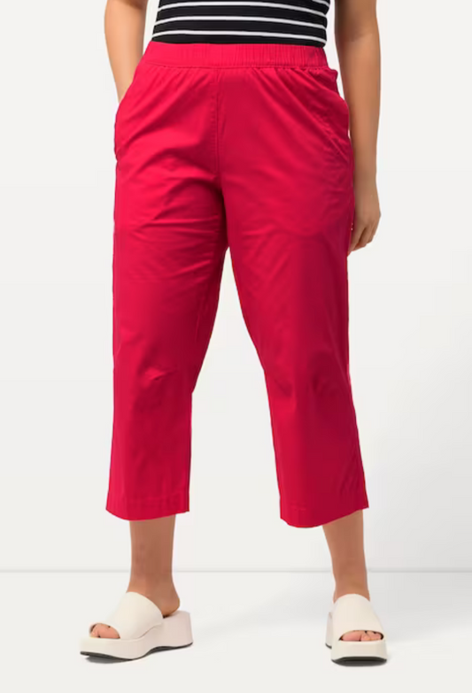 (U4) Ulla Popken Hose Rot 692623 58