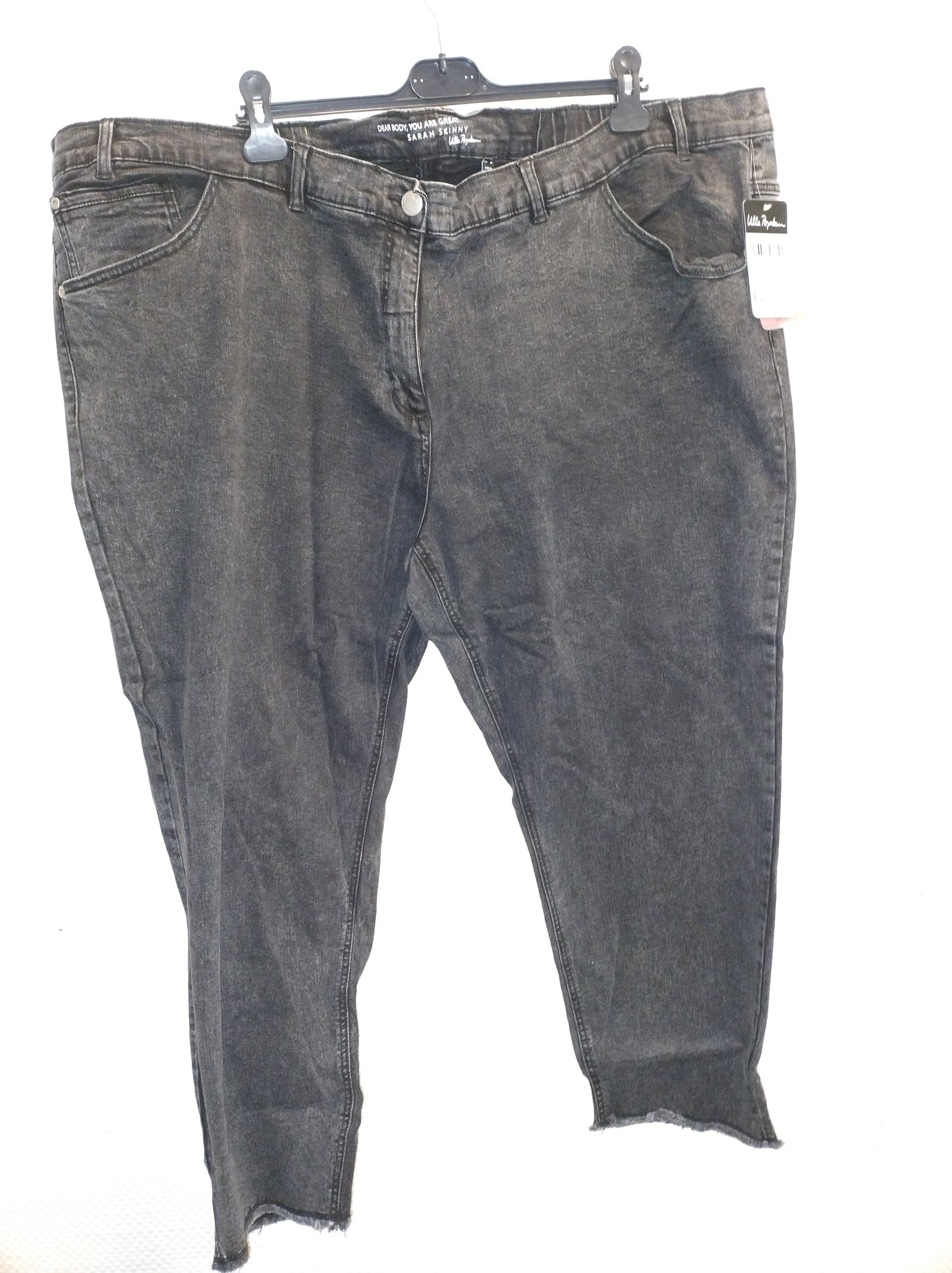 (U35) Ulla Popken Jeans Dunkel grau 808302 906
