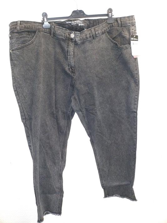 (U35) Ulla Popken Jeans Dunkel grau 808302 906