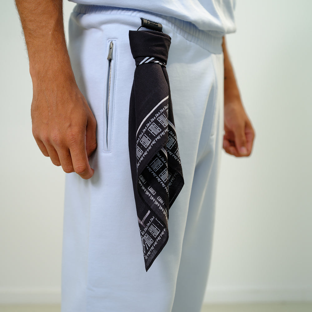 Alessandro Magno Core "2.0" Set unisex Tshirt Jogger Hose babyblau cremeweiß