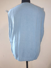 (U28) Ulla Popken Bluse blau 807344 901