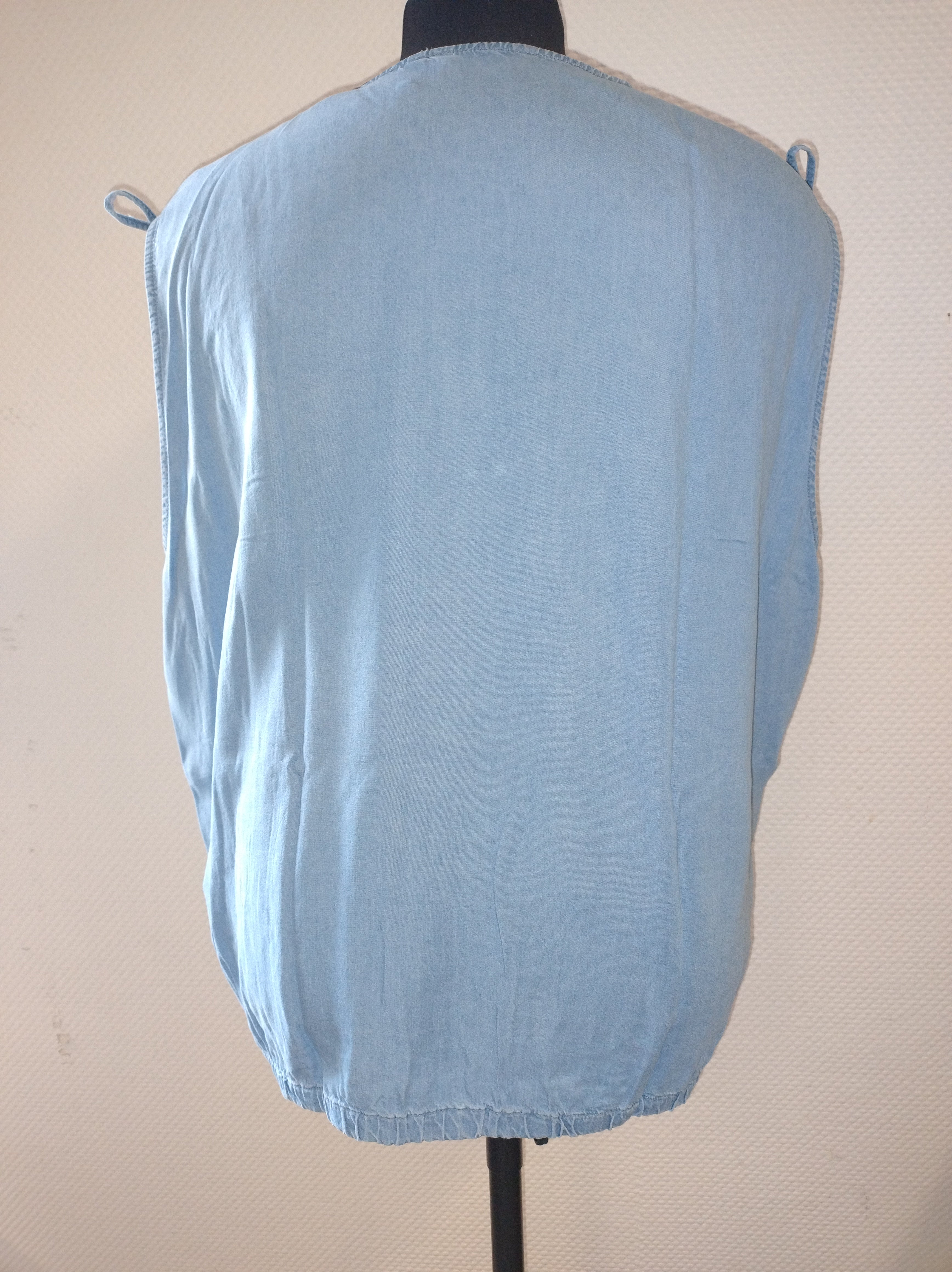 (U28) Ulla Popken Bluse blau 807344 901