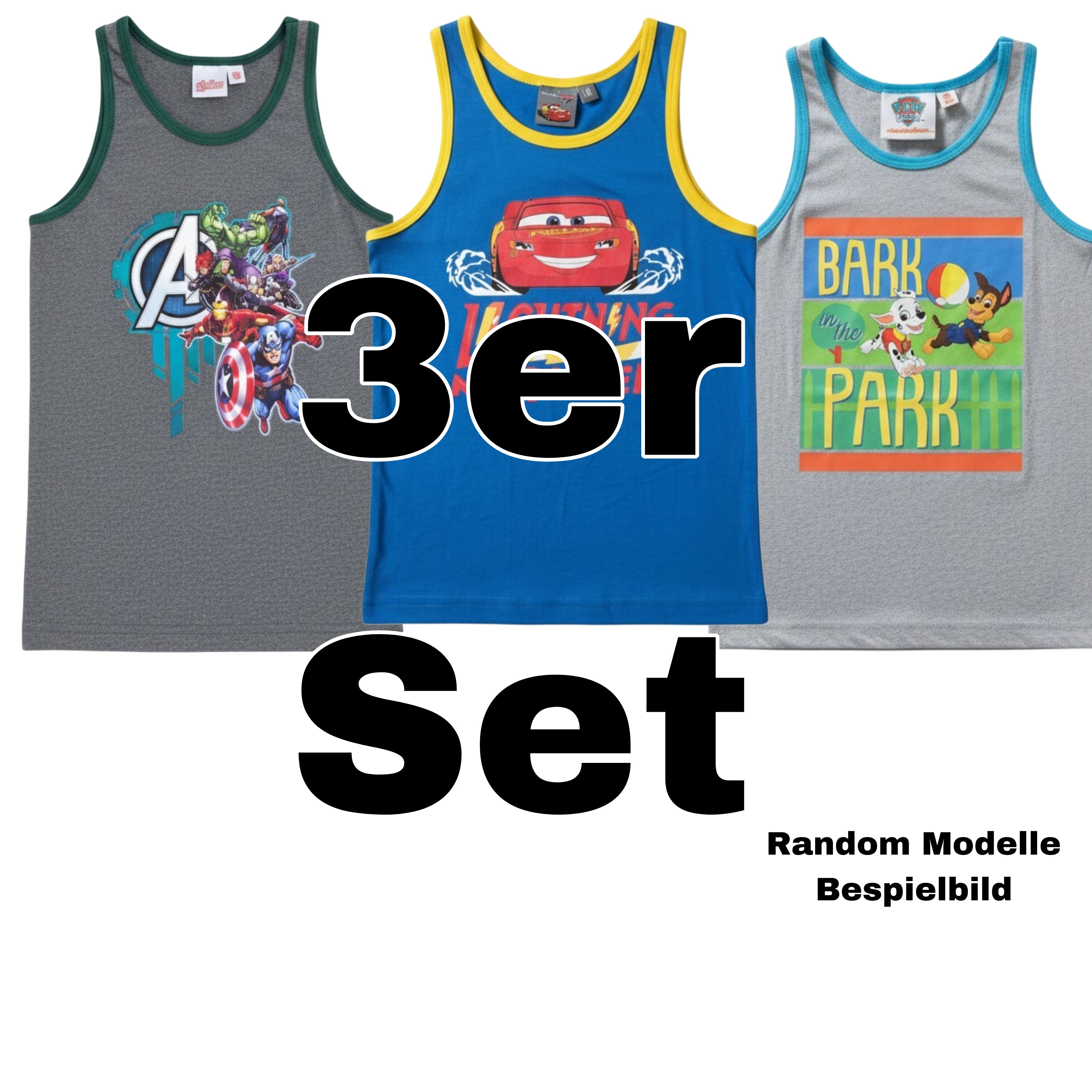 UNTERHEMDEN Sets Kinder  Boxershort  Sets Jungen Mädchen Disney Nickelodeon Paw Patrol, Avengers, Biene Maja, Mickey Mouse