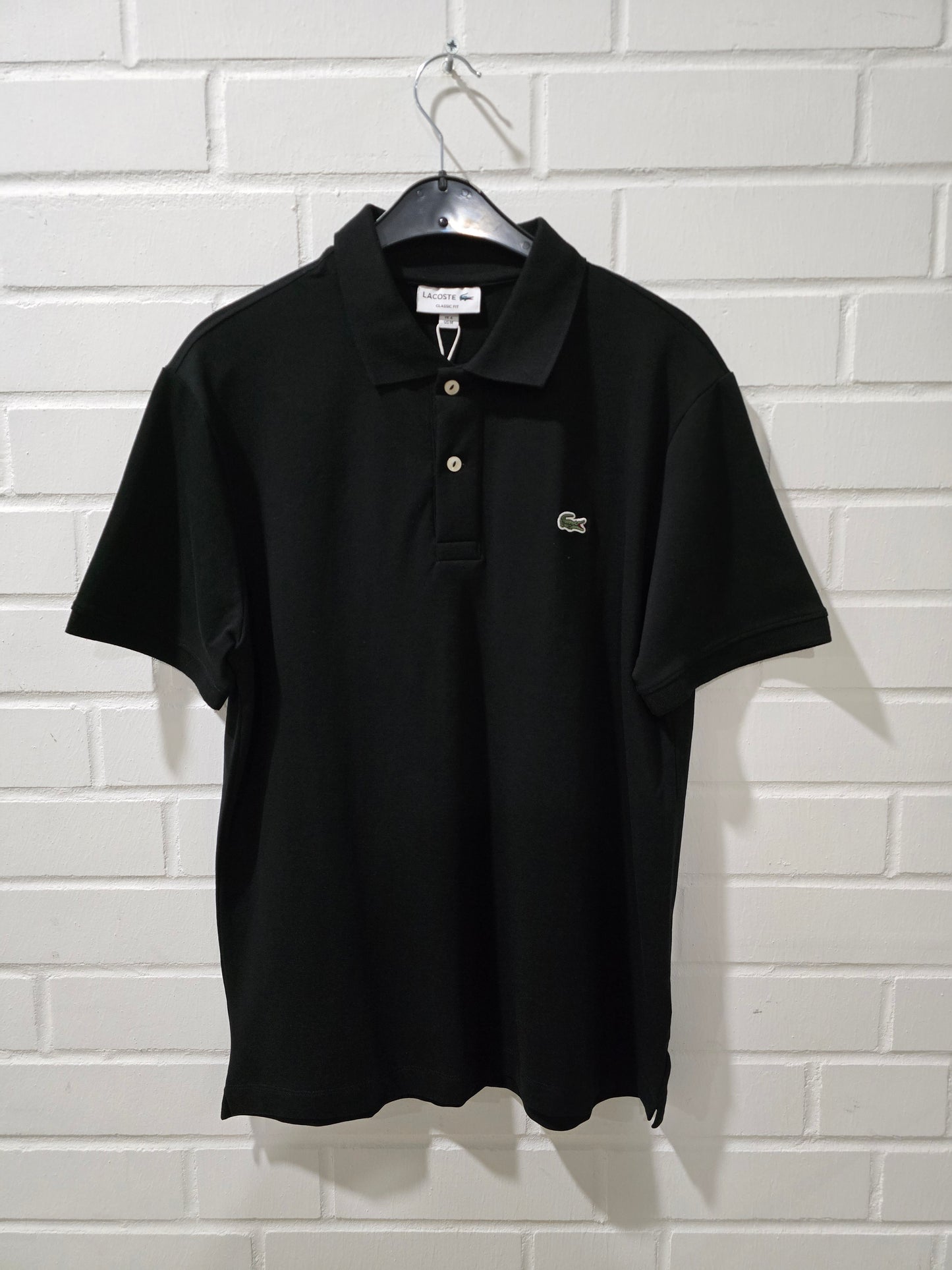 (118) Lacoste Poloshirt Classic fit schwarz