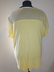 (U27) Ulla Popken T-Shirt Gelb 807552 603