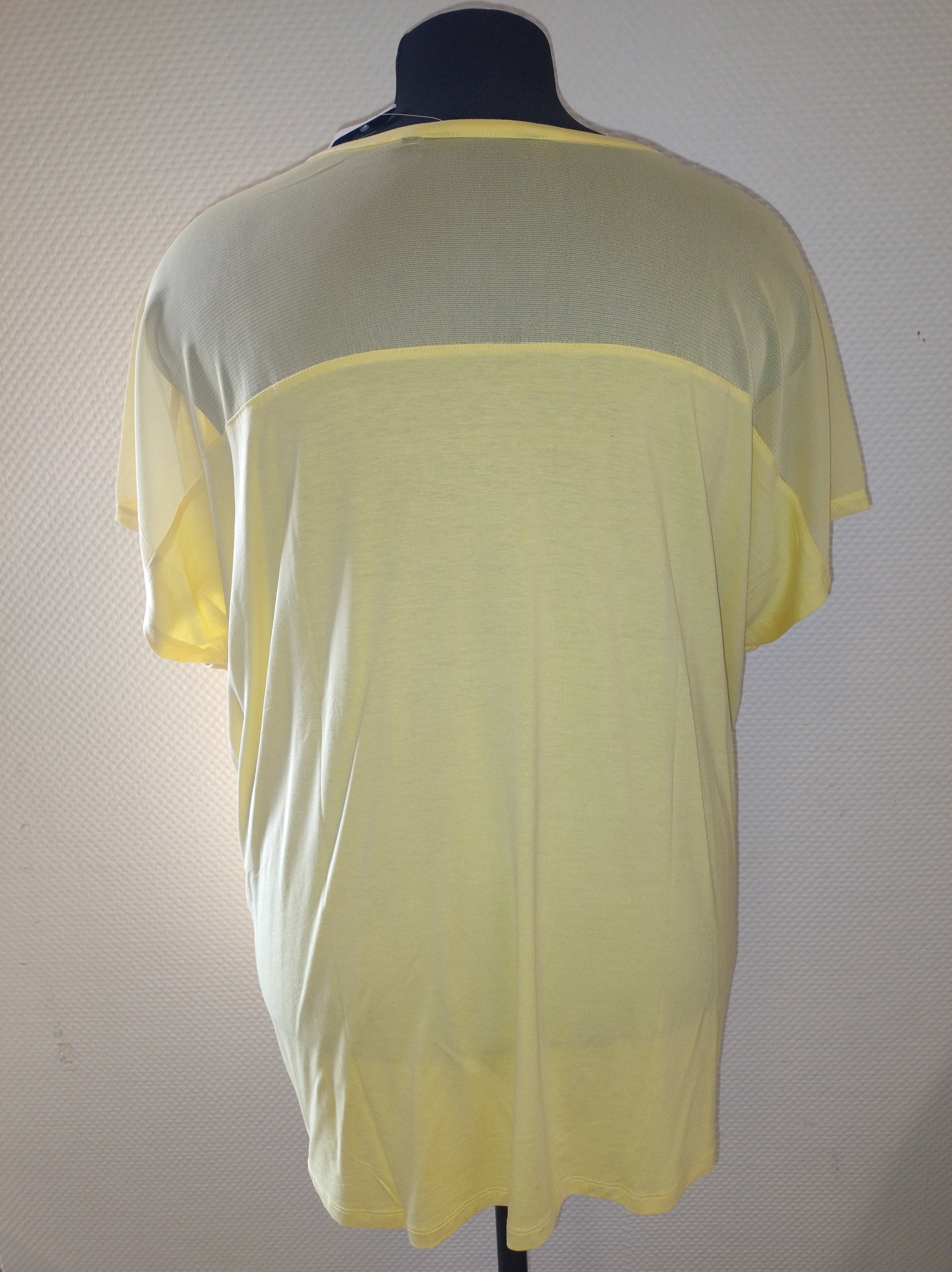 (U27) Ulla Popken T-Shirt Gelb 807552 603