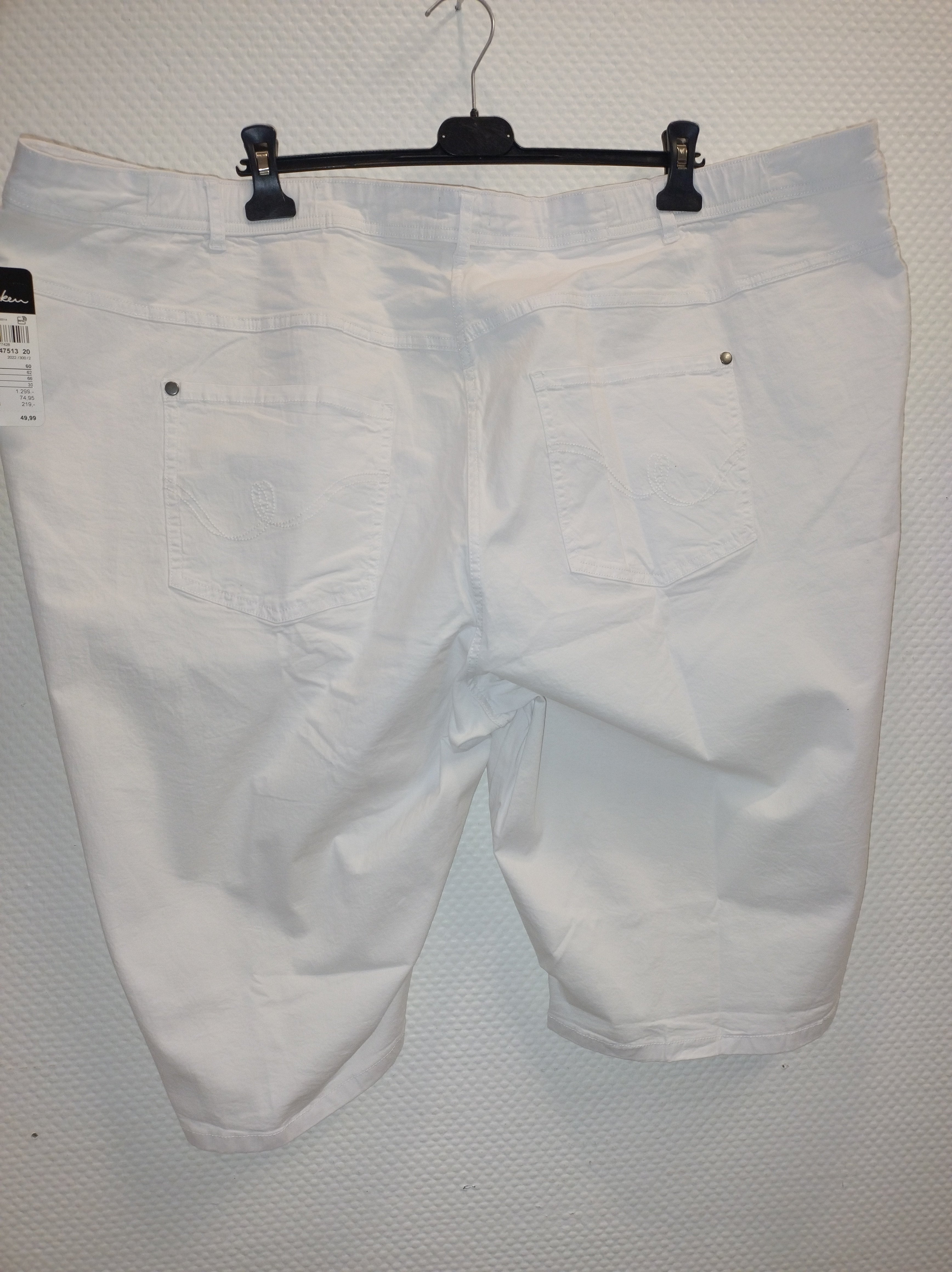 (U45) Ulla Popken Jeans Shorts weiß 747513 20