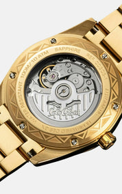 Nr13 Carlo Colucci Armbanduhr gold Metallarmband Automatik  + 2 Jahre Herstellergarantie