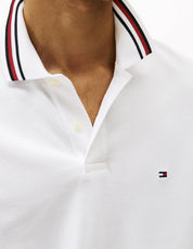 TOMMY HILFIGER Poloshirt weiß Baumwolle Regular Fit -98-