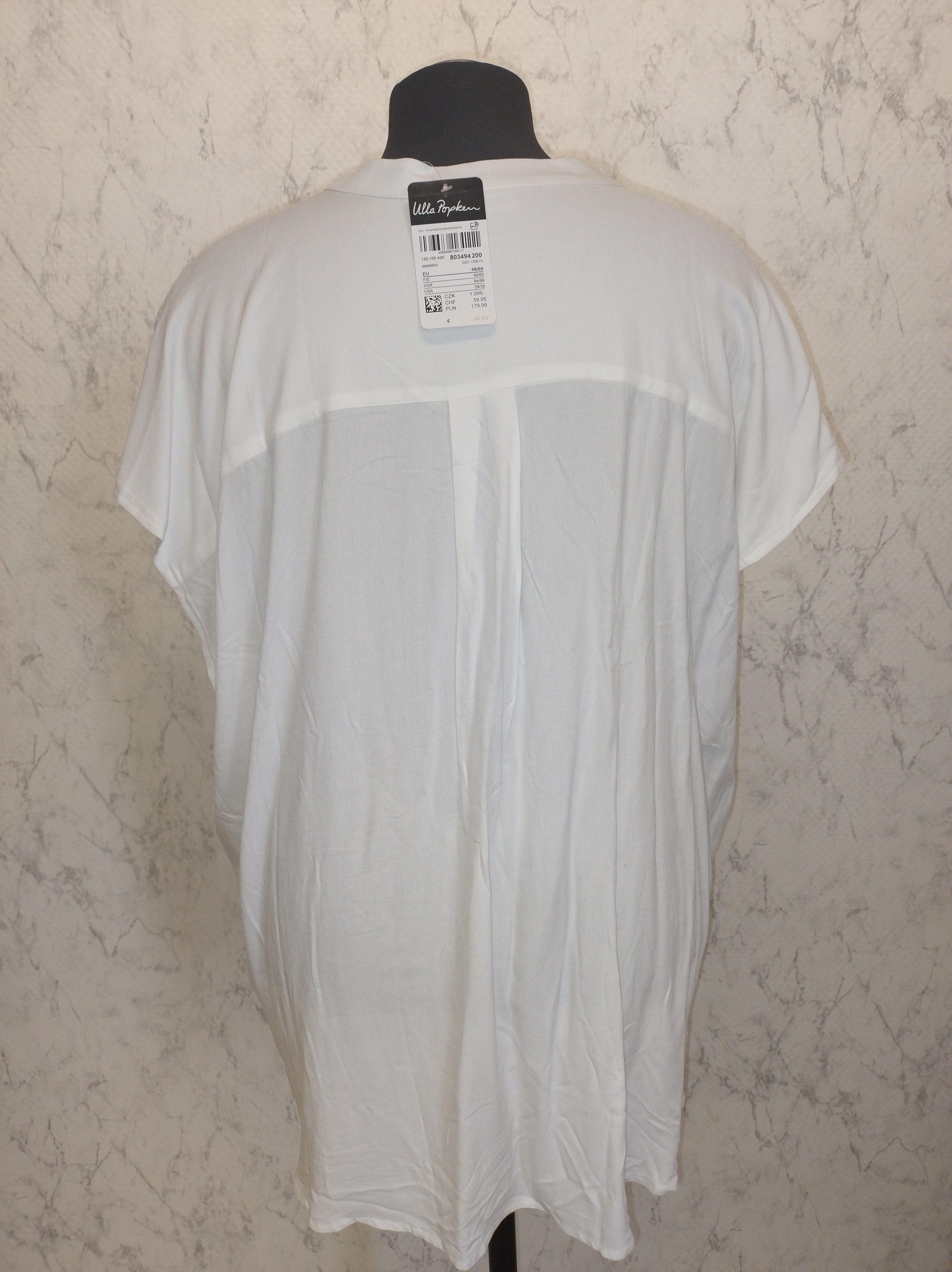 (U14) Ulla Popken Bluse weiß 803494 200