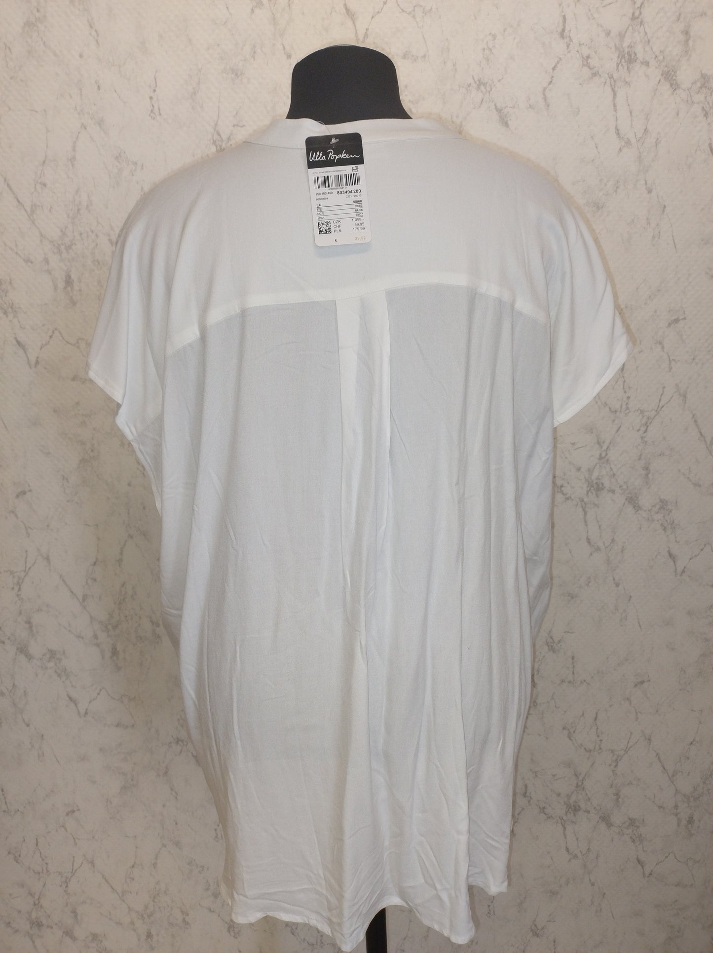 (U14) Ulla Popken Bluse weiß 803494 200