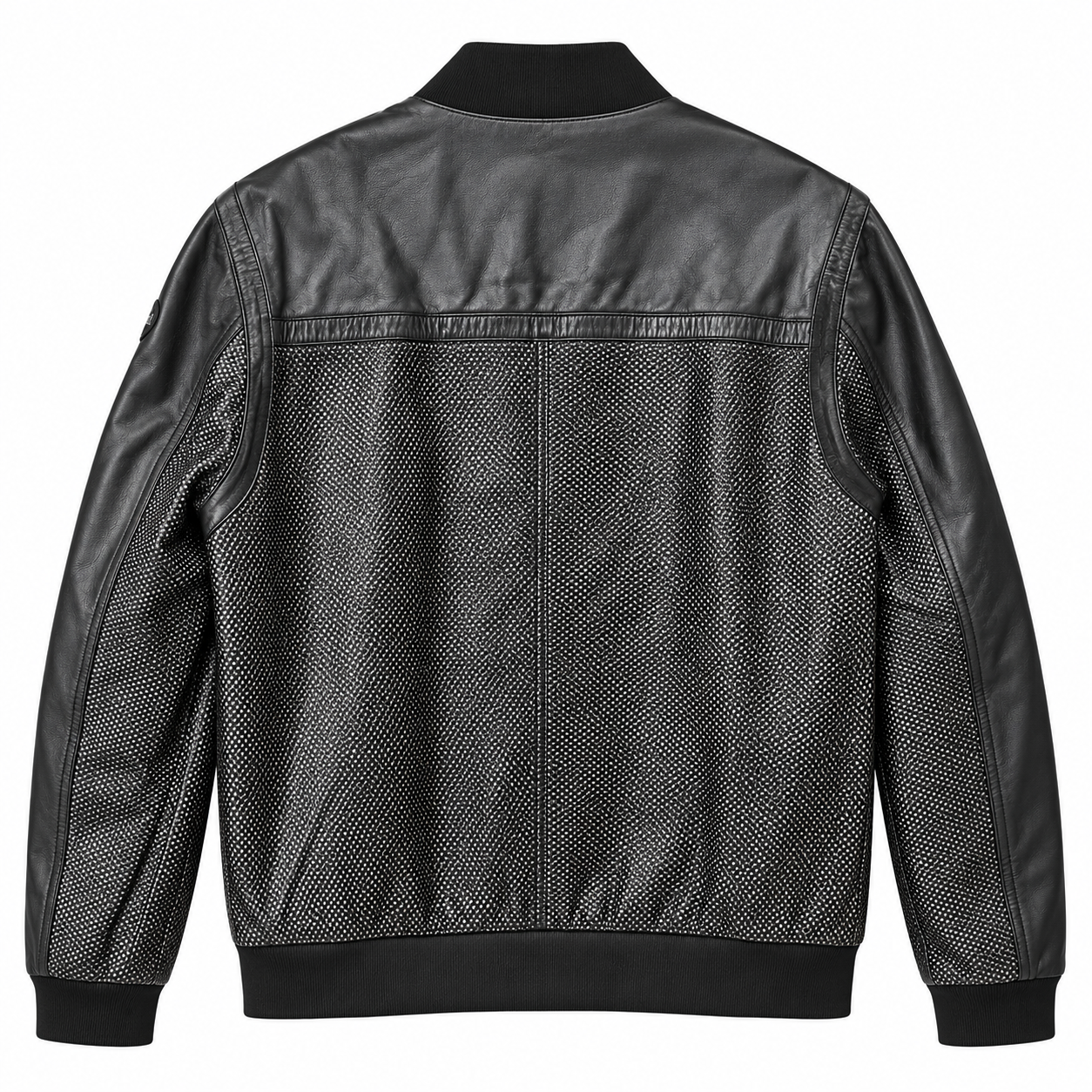 PME Legend Echtleder Jacke Lederjacke schwarz grau grün