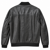 PME Legend Echtleder Jacke Lederjacke schwarz grau grün