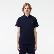 LACOSTE Poloshirt navy blau navyblau Schultern Logo -155-