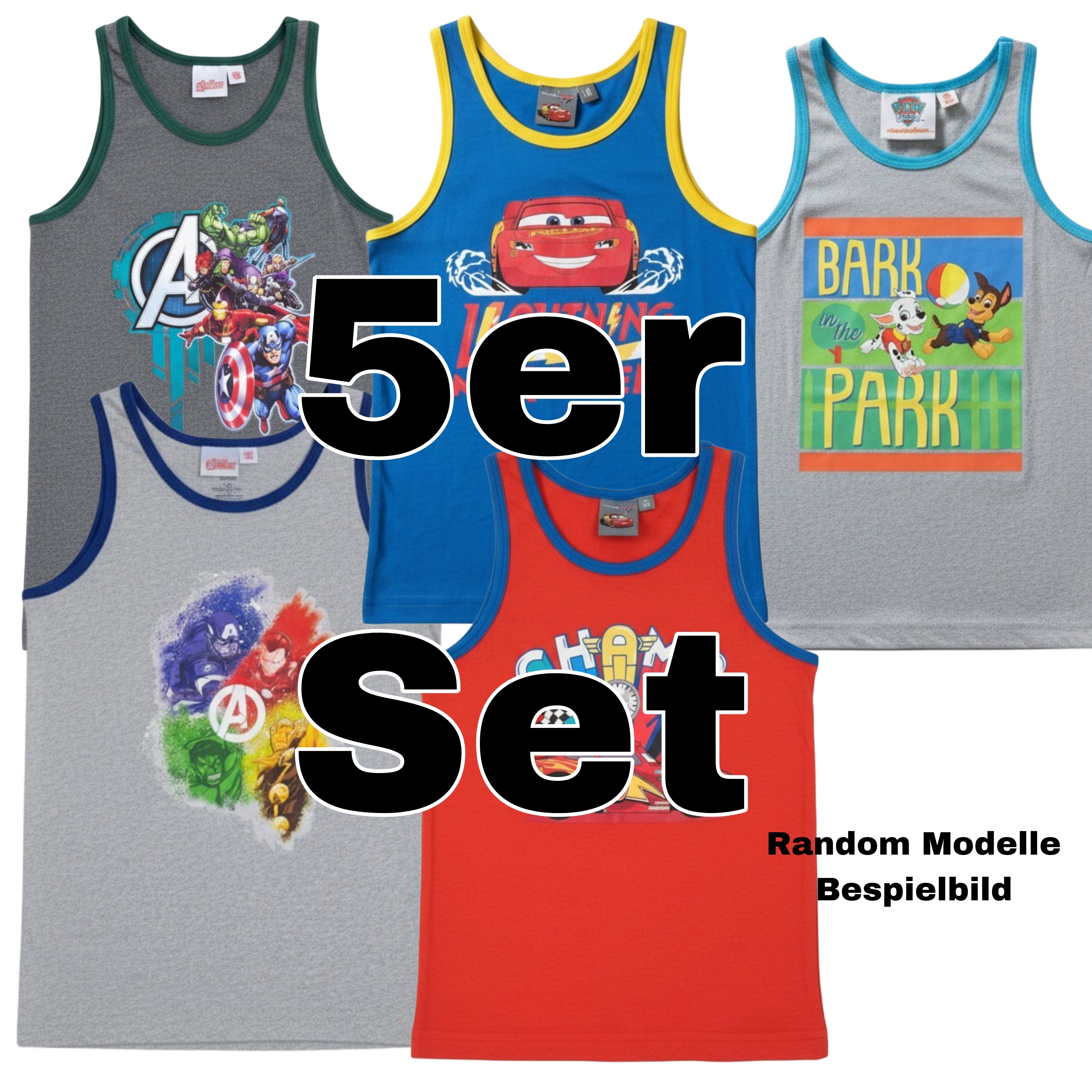 UNTERHEMDEN Sets Kinder  Boxershort  Sets Jungen Mädchen Disney Nickelodeon Paw Patrol, Avengers, Biene Maja, Mickey Mouse