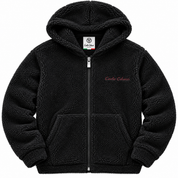 Carlo Colucci Teddyjacke beige schwarz C7729 Col 58 /Col 20