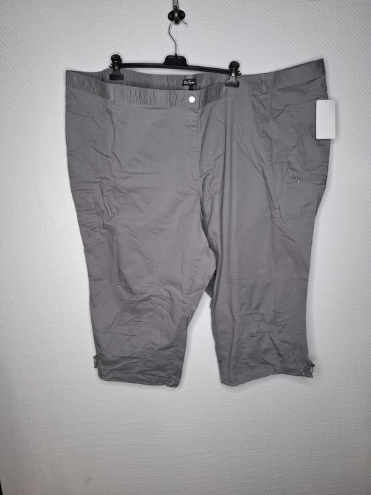 (U21) Ulla Popken Capri Hose grau 667042 12
