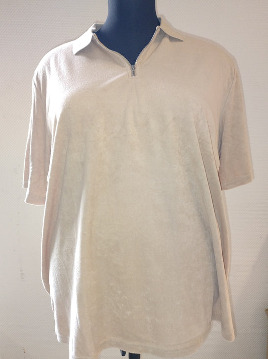 (U14) Ulla Popken Poloshirt Beige 793161 300