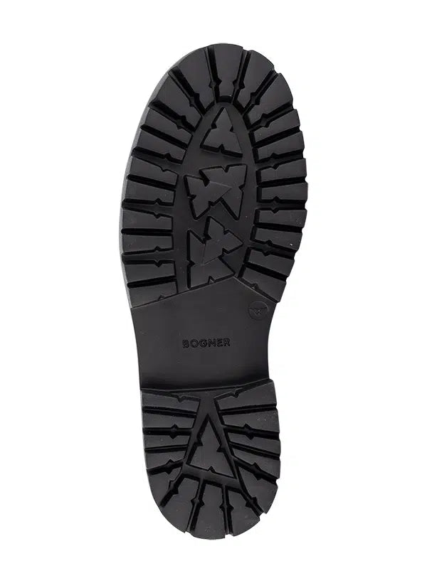 BOGNER Boots Stiefel Leder schwarz