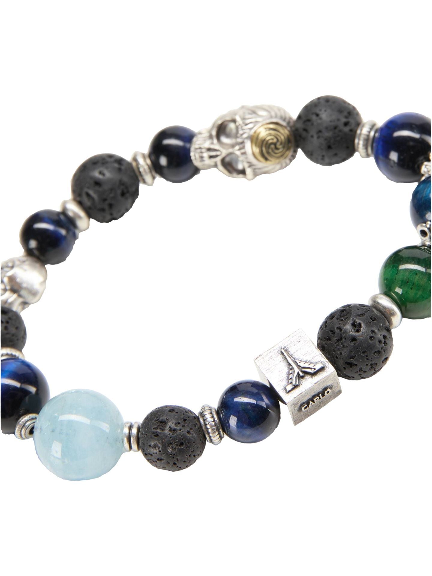 Carlo Colucci Armband unisex schwarz blau FAG-201481