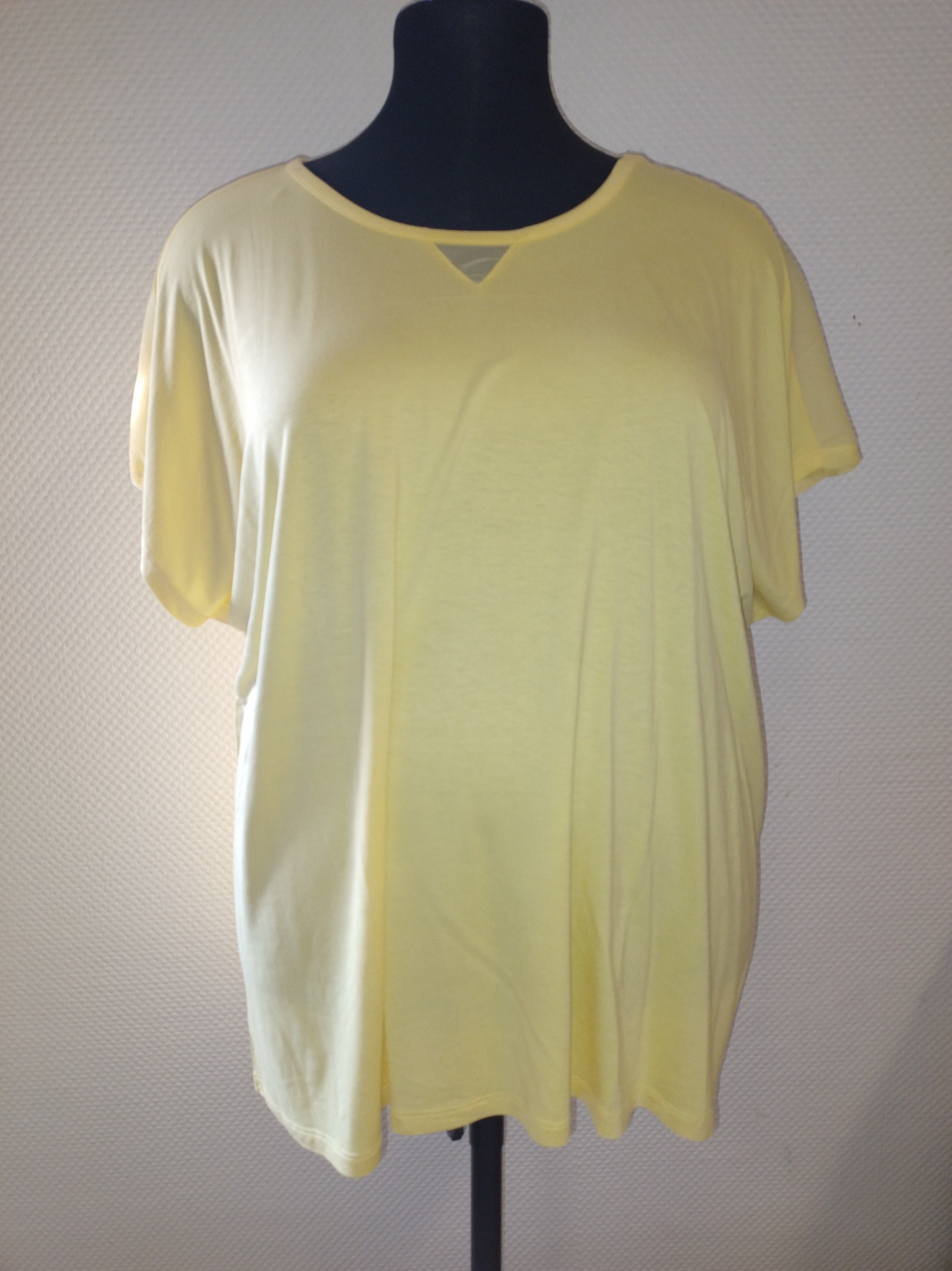(U27) Ulla Popken T-Shirt Gelb 807552 603