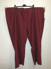 (U46) Ulla Popken Hose Bordeaux 640915 65