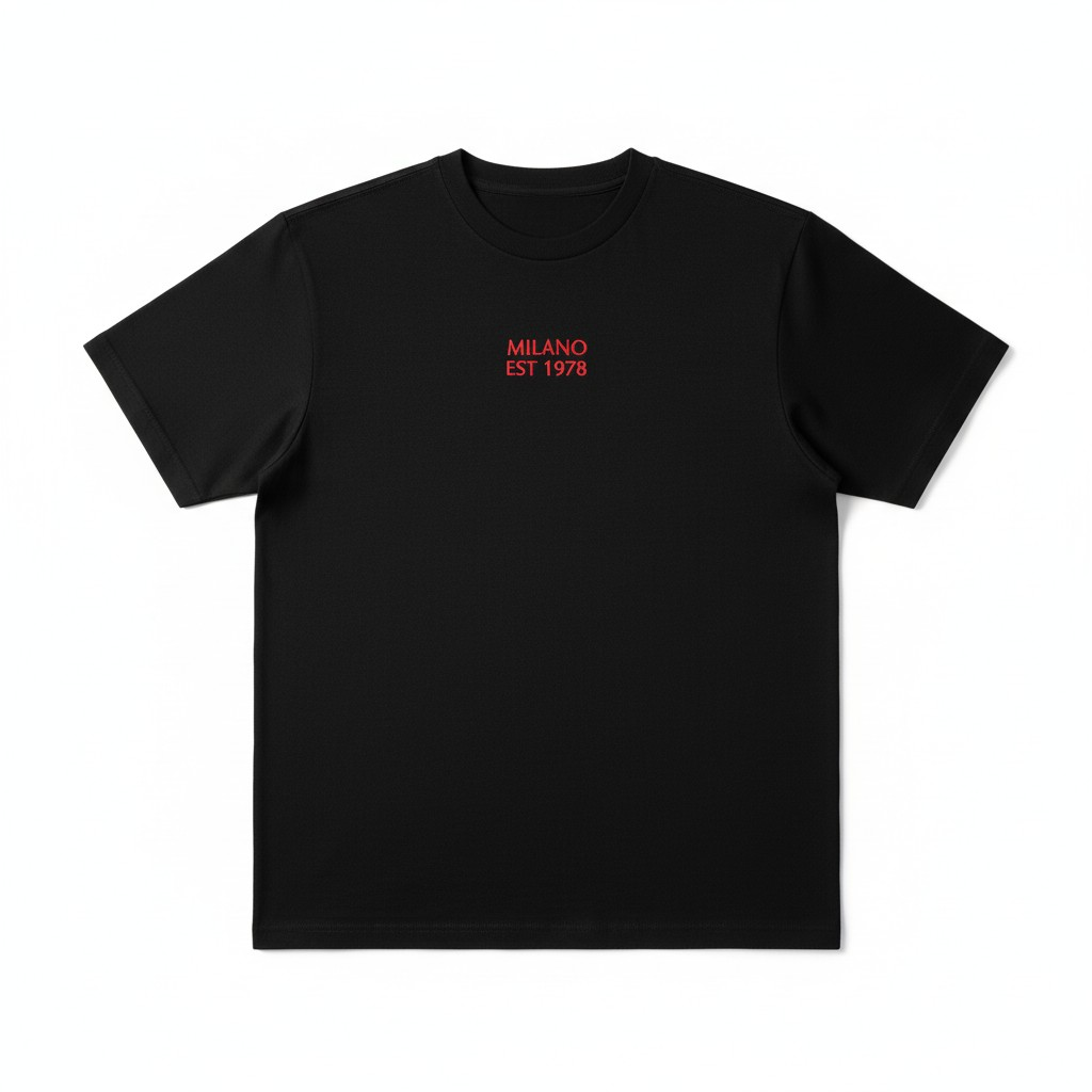 Carlo Colucci Tshirt schwarz / grau Großes C Brust