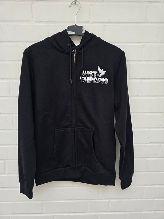(Stange2) Just Emporio Sweatjacke schwarz unisex Gr S