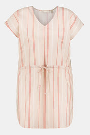 (U26) Ulla Popken Tunika Beige gestreift 804206 665