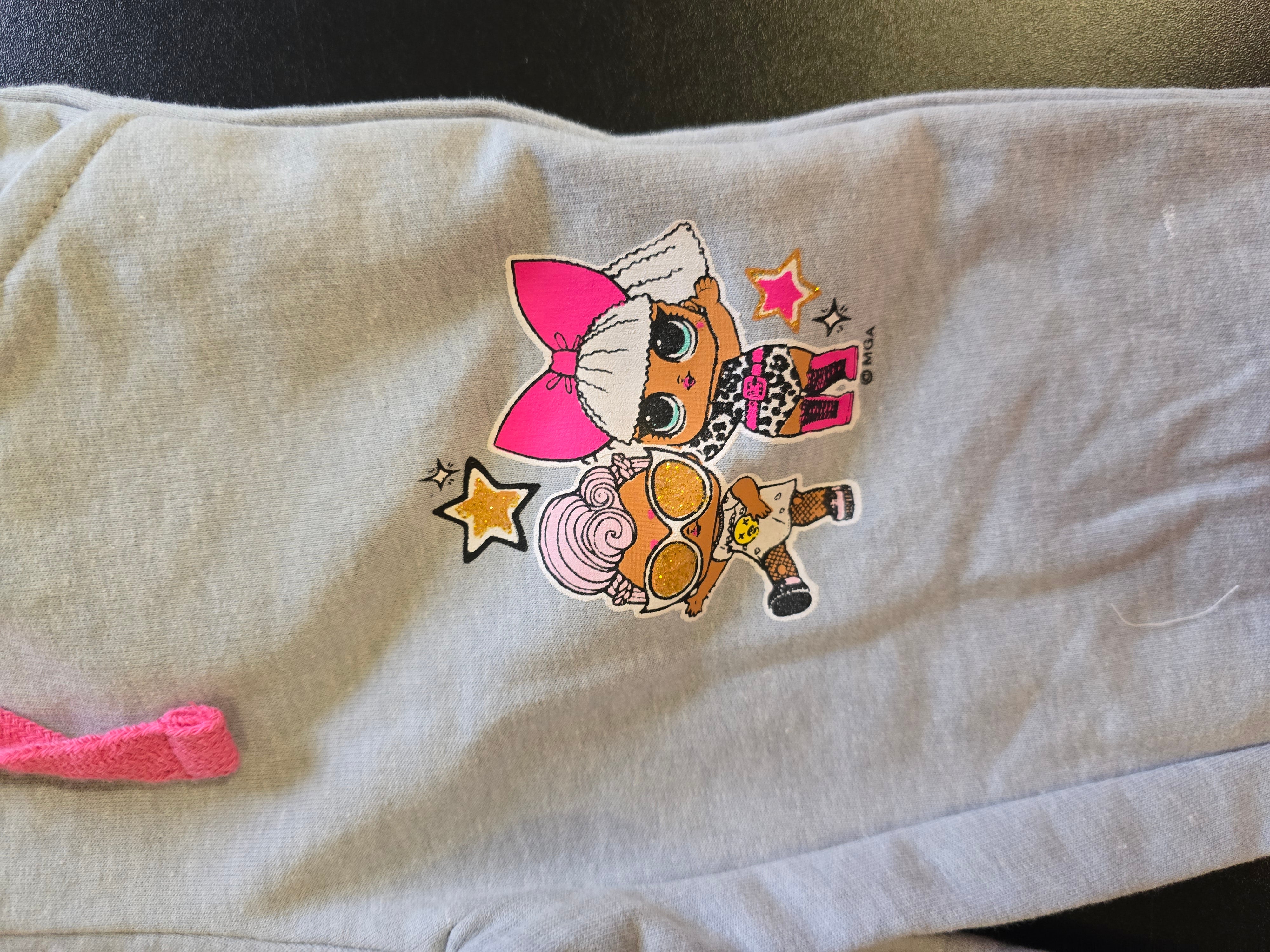 Original LOL Surprise Set Anzug Zweiteiler grau Mädchen