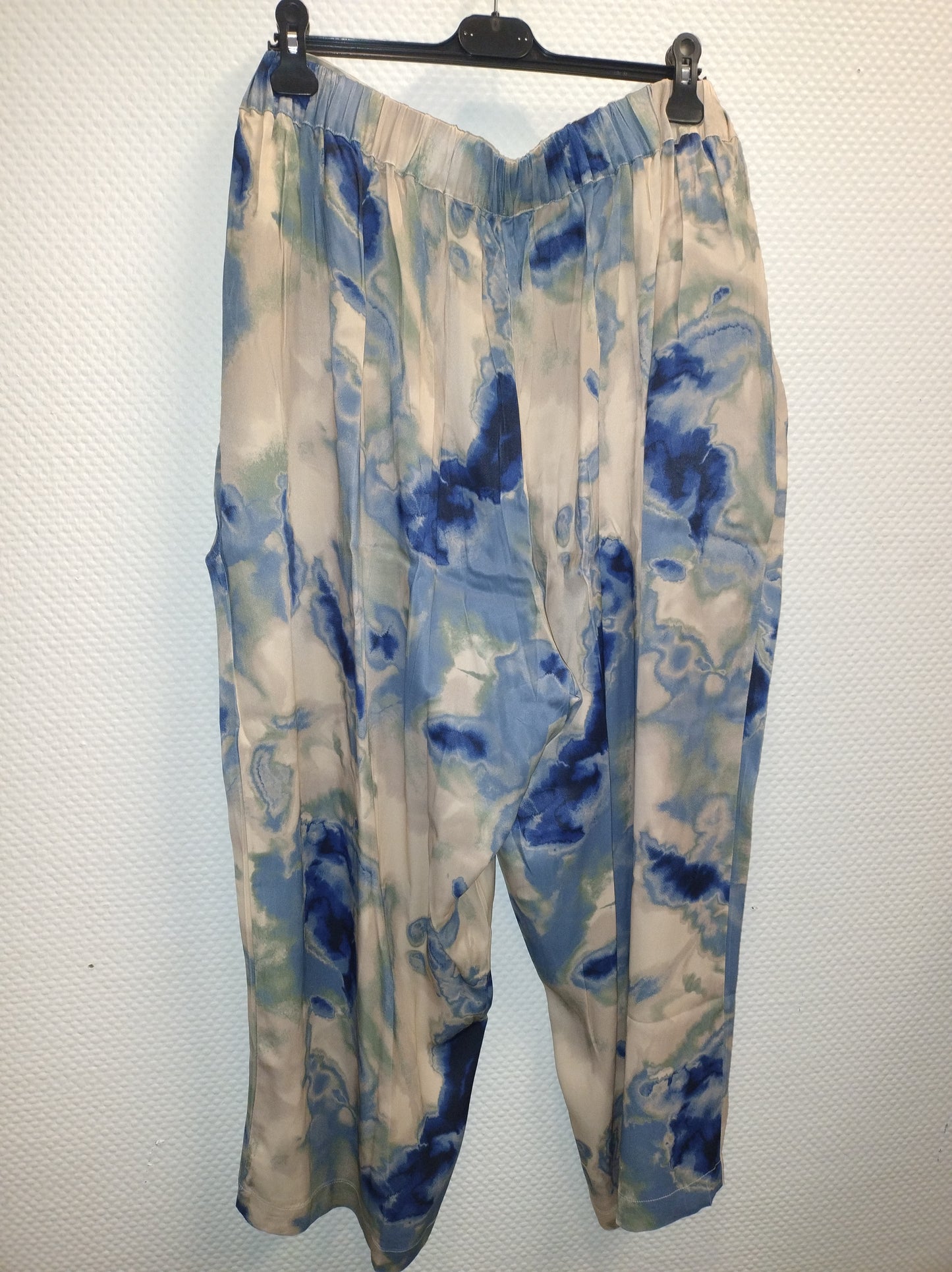 (U39) Ulla Hose beige/blau 801425 618