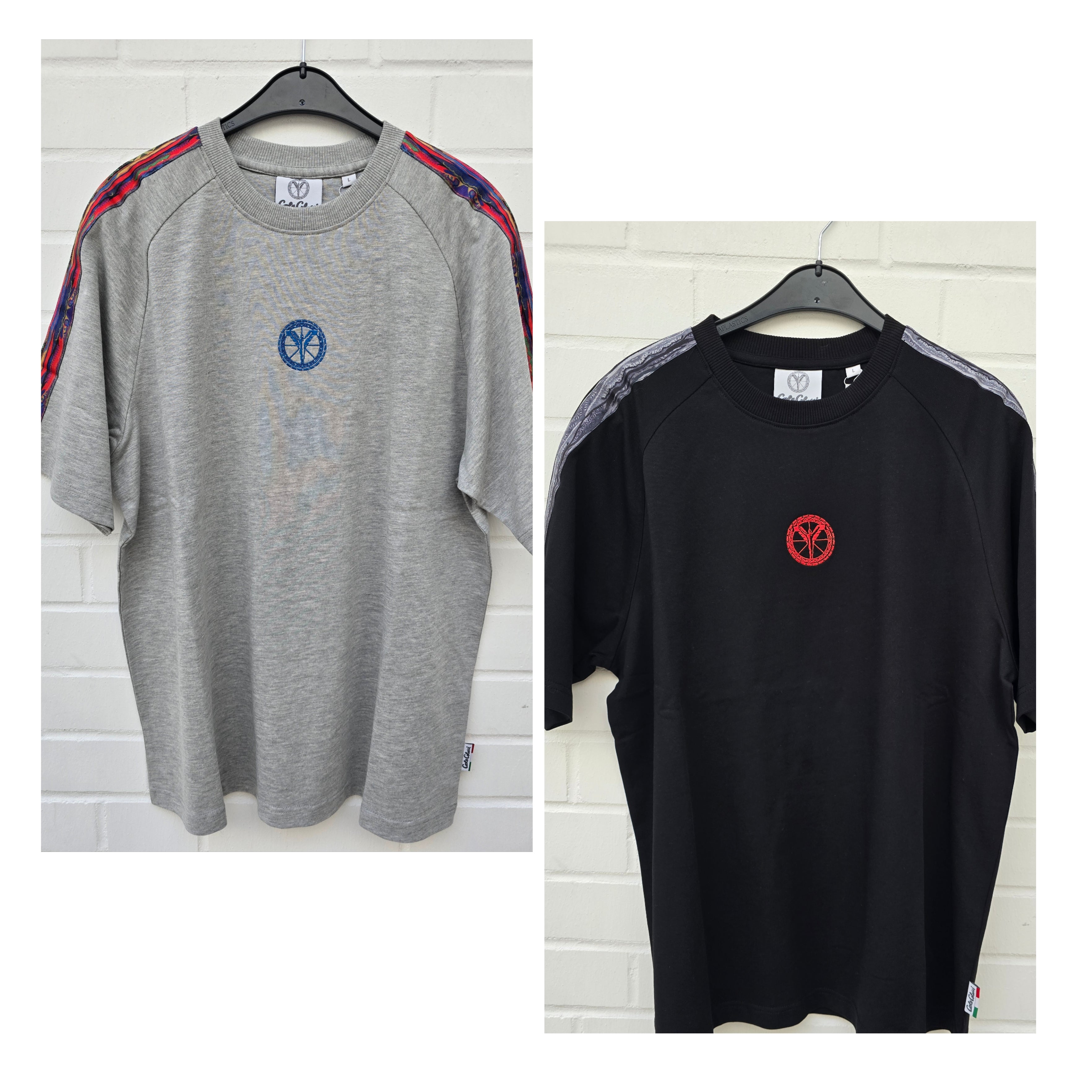 Carlo Colucci Tshirt schwarz / grau