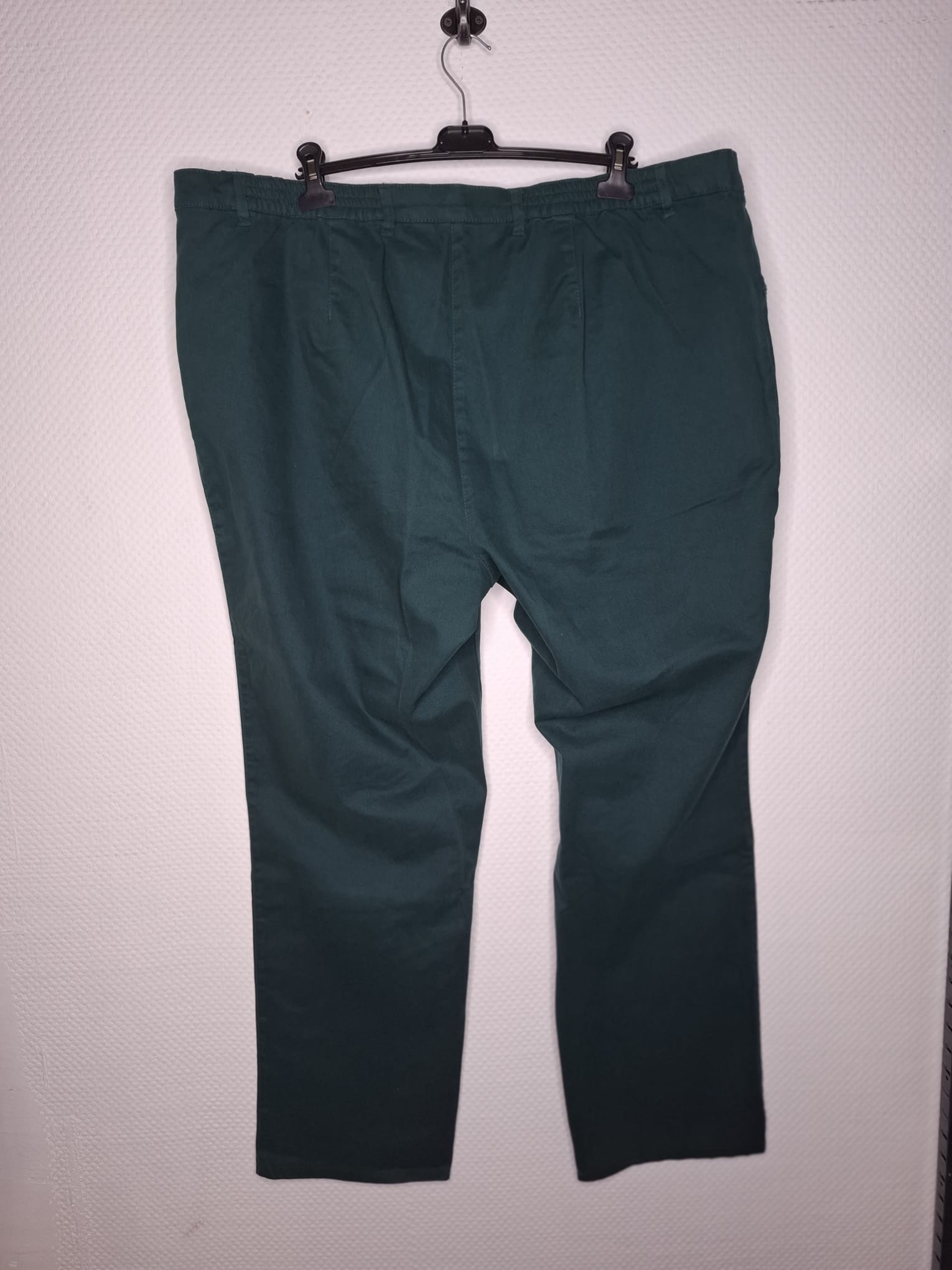 (U21) Ulla Popken Hose dunkel grün 629386 41