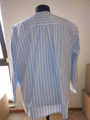 (U25) Ulla Popken Hemd Blau/Weiß 790044 700