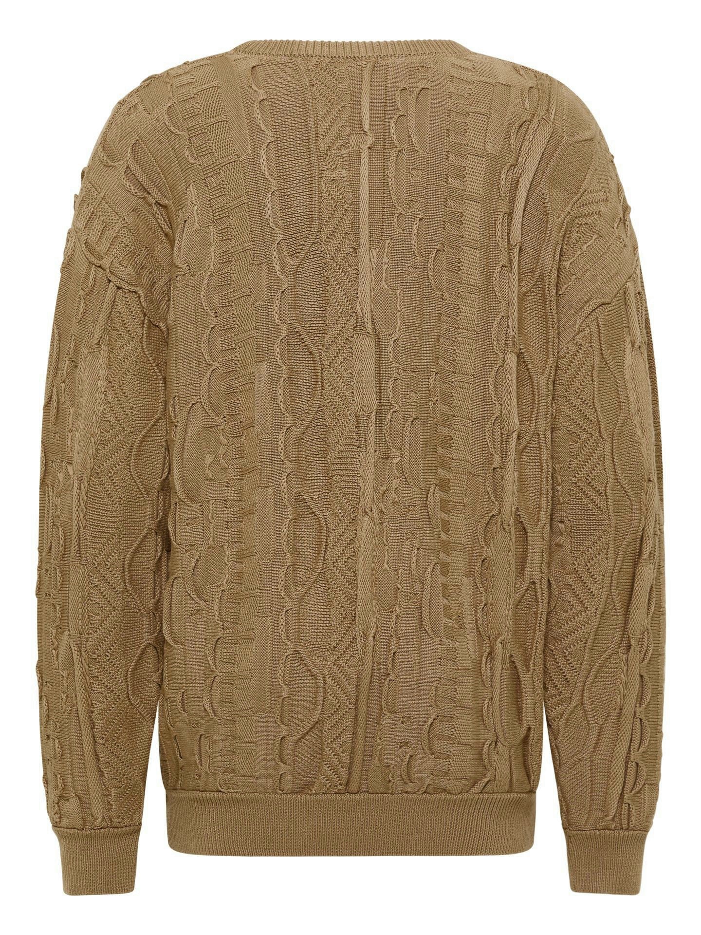 Carlo Colucci 3D Strickpullover Pullover beige C10006 COL 56