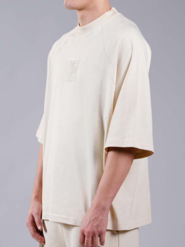 (133) Alessandro Magno Core TSHIRT sehr oversize unisex creme