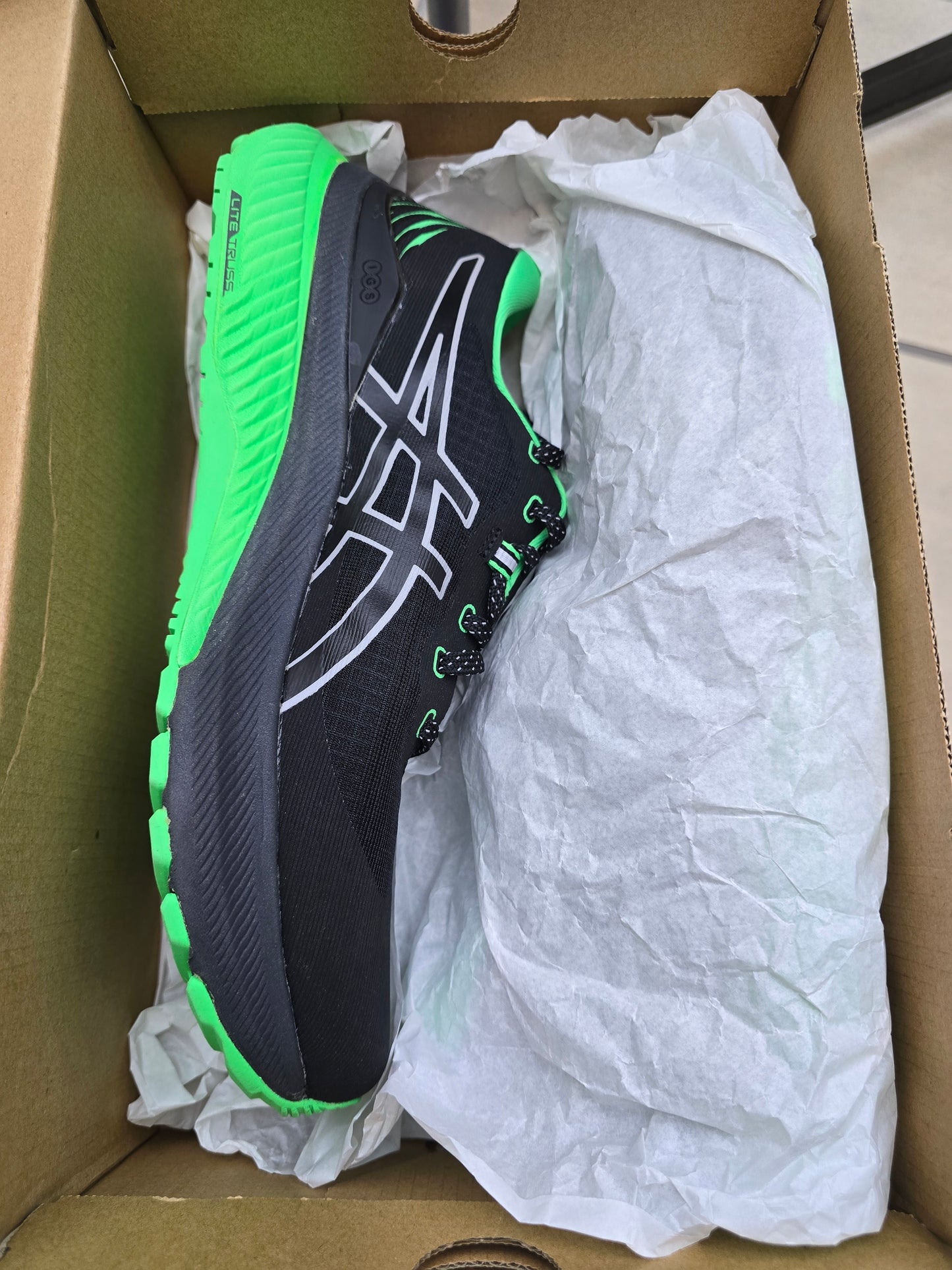 Asics GEL KAYANO 29  Sneaker schwarz grün Gr 42,5