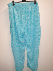 (U18) Ulla Popken Hose türkis 807491 740