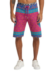 Carlo Colucci Herren Short blaupink DAH-C4310-121