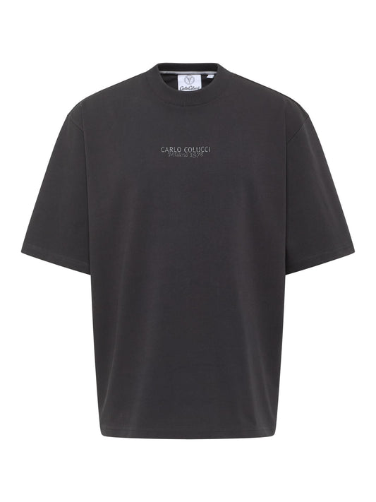 (40) Carlo Colucci T Shirt unisex schwarz