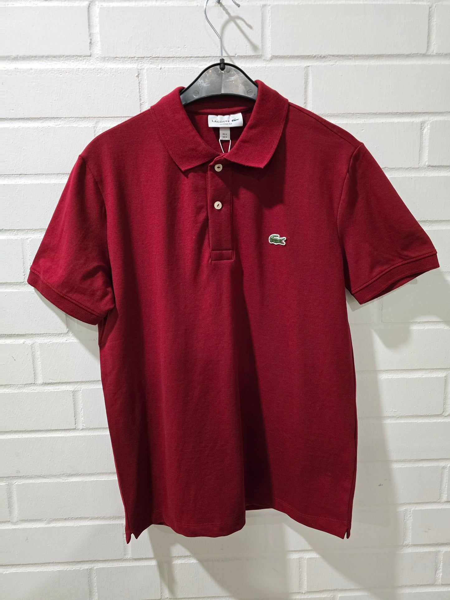 (118) Lacoste Poloshirt Classic fit dunkelrot