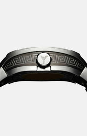 Nr18 Carlo Colucci Armbanduhr Metall Armband Silber Orange Automatik + 2 Jahre Herstellergarantie