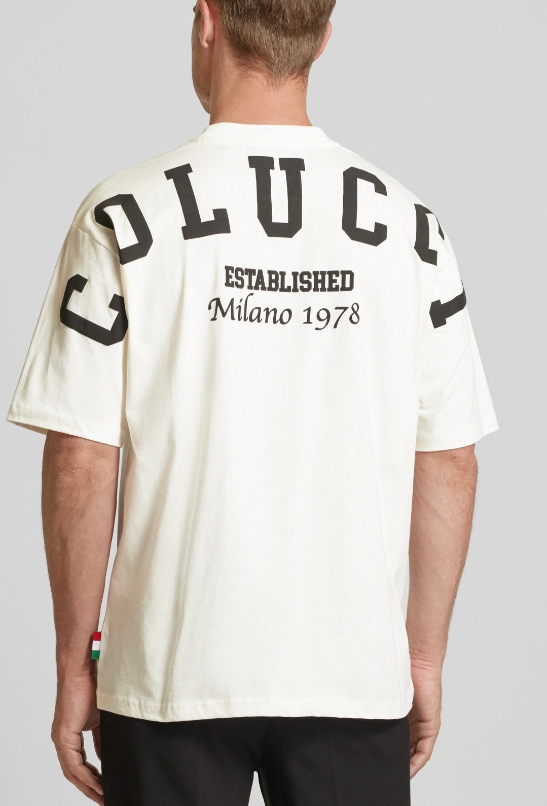 Carlo Colucci Tshirt weiß Rücken Logo (8/14/15)  CC-C3371-59