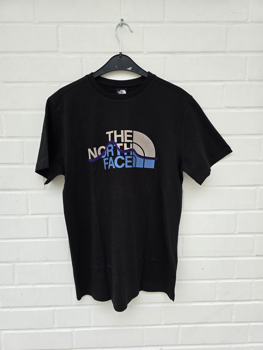 (78+92) The North Face Tshirt schwarz beige
