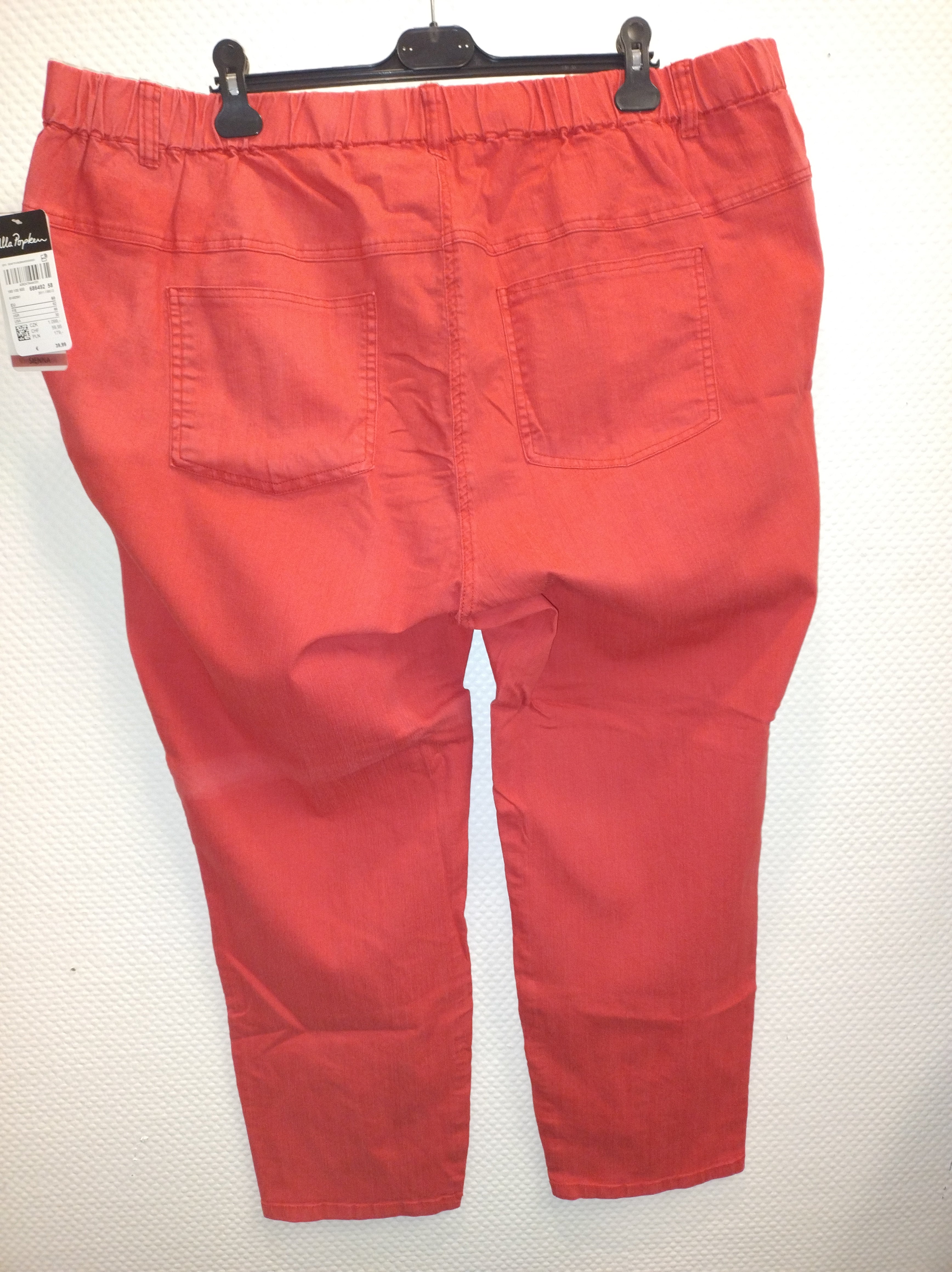 (U44) Ulla Popken Jeans Rot 686492 58