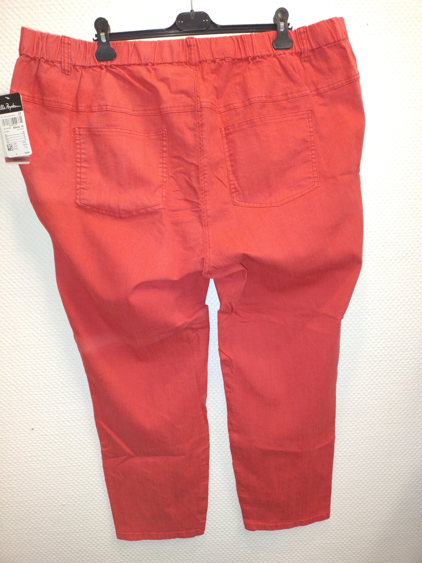 (U44) Ulla Popken Jeans Rot 686492 58